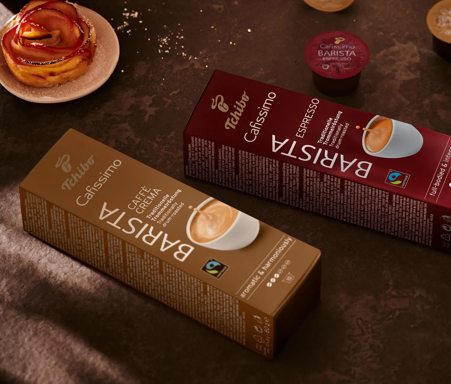 Tchibo Cafissimo Barista Caffé Crema, 10 kapslí